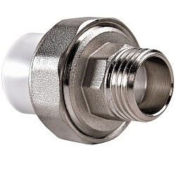  Муфта ПП разьемная 32-3/4'' PN 25 раструбная белая РВК 20574 (930659101) со склада Проконсим в Краснодаре
