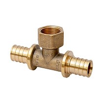 Тройники латунные для PEX-PEX труб DN 16-25 PN 16 под надвижную гильзу MVI SF.642 купить в Краснодаре | "Проконсим"