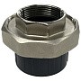 Муфта разборная НПВХ DN 50-1 1/2" PN 16 клеевая с внутренней латунной резьбой черная Aquaviva AQVBBD50F купить в Краснодаре | "Проконсим"