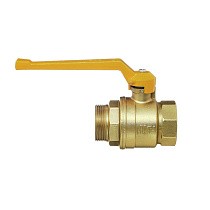 Краны латунные шаровые газовые 11Б27п DN 15-40 PN 40 рычаг муфта-штуцер БАЗ А11.0 купить в Краснодаре | "Проконсим"