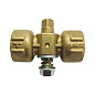 Кран латунный шаровой 11Б18бк(у)2 DN 15 PN 16 под манометр G1/2''хG1/2'' без контрольного фланца муфта-муфта без рычага Пензапромарматура купить в Краснодаре | "Проконсим"