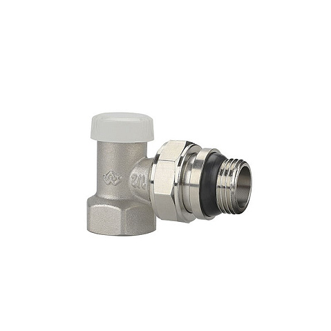 Клапан радиаторный VARMEGA VM10211 DN15 PN10 угловой настроечный G-1/2'' с уплотнением муфта-штуцер купить в Краснодаре | "Проконсим"