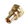 Муфта латунная для PEX труб 25-3/4'' под надвижную гильзу c накидной гайкой MVI SF.624.0605 купить в Краснодаре | "Проконсим"