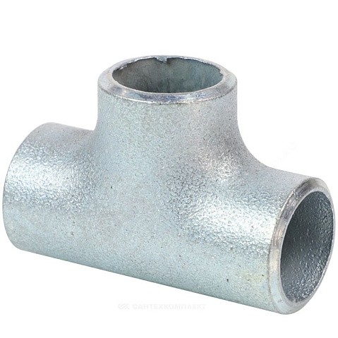 Тройник стальной Дн 219,1х8,0-114,3х6,3 (DN 200-100) переходной оцинкованный 1 исполнение ГОСТ 17376-2001 купить в Краснодаре | "Проконсим"