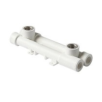 Комплект универсальный настенный ПП 20-1/2'' PN 25 с внутренней резьбой белый Pro Aqua PA60008 купить в Краснодаре | "Проконсим"