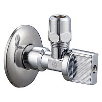 Кран латунный шаровой угловой MVI BV.464 DN 15-цанга 10 PN 10 наружная-M10 штуцер бабочка купить в Краснодаре | "Проконсим"