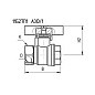Кран латунный шаровой 11Б27п1 DN20 PN40 бабочка муфта-муфта БАЗ Standart купить в Краснодаре | "Проконсим"