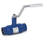 Кран стальной шаровой DN 15 PN40 100мм полнопроходной муфта-муфта с ручкой Temper купить в Краснодаре | "Проконсим"