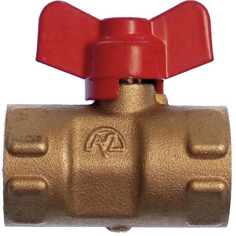 Кран латунный шаровой 11Б27п(М)2 DN 15 PN 16 трёхходовой под манометр G1/2''хG1/2'' муфта-муфта бабочка Пензапромарматура купить в Краснодаре | "Проконсим"