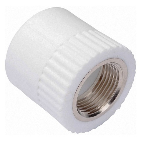 Муфта комбинированная ПП 32-3/4'' PN 25 с внутренней резьбой белая РТП 10657 купить в Краснодаре | "Проконсим"