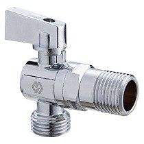 Краны латунные шаровые угловые MVI BV.463 DN 15-15 PN 10 штуцер бабочка купить в Краснодаре | "Проконсим"