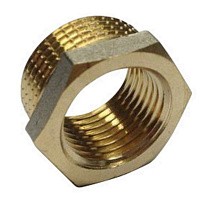 Футорки латунные никелированные DN 20-32 PN 40 штуцер-муфта купить в Краснодаре | "Проконсим"