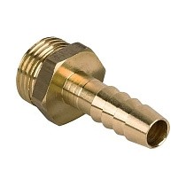 Штуцер латунный DN 15 PN 40 НР1/2'' с ершом под шланг d14мм прямой купить в Краснодаре | "Проконсим"