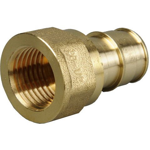 Муфта латунная для PEX труб 16-1/2'' PN 10 OP под надвижную гильзу с внутренней резьбой ONE PLUS купить в Краснодаре | "Проконсим"