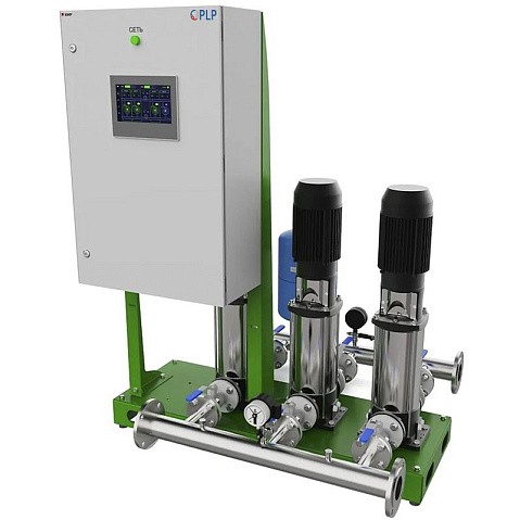Установка повышения давления насосная PLP УПДН-2-CDM10-8-3кВт-УЧ-1 DN 65 PN 16 70гр. купить в Краснодаре | "Проконсим"