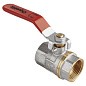 Кран латунный шаровой MVI AquaHit BV.311.04 DN 40 PN 25 рычаг муфта-муфта полнопроходной никелированный купить в Краснодаре | "Проконсим"