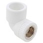Угольник комбинированный ПП 20-1/2'' PN 25 с внутренней резьбой белый РТП 10790 купить в Краснодаре | "Проконсим"