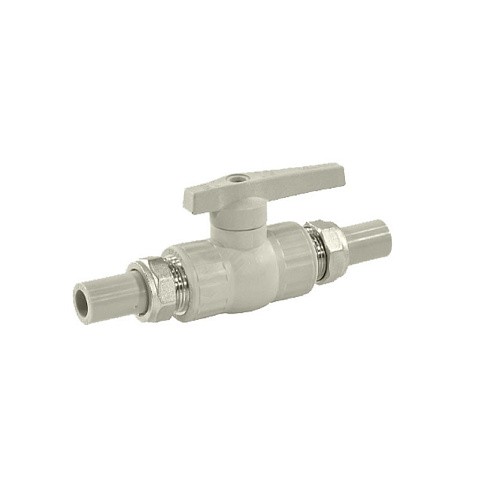 Краны шаровые ПП DN 20-32 PN 25 с двусторонним разъемным соединением серые Valfex купить в Краснодаре | "Проконсим" Краны шаровые ПП DN 20-32 PN 25 с двусторонним разъемным соединением серые Valfex купить в Краснодаре | "Проконсим"