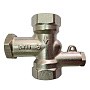 Клапан латунный MVI BL.110.04, DN 15 PN 10, балансировочный, Kvs 1,34 м3/ч с термодачиком под М10 никелированный, муфта-муфта купить в Краснодаре | "Проконсим"